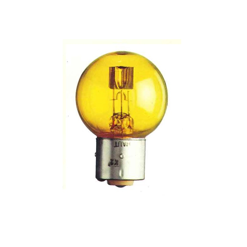 Lampe 12V 36/45W jaune BA21d